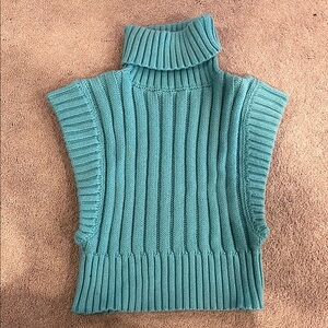 Emory Park Turquoise Cowl Neck Sweater